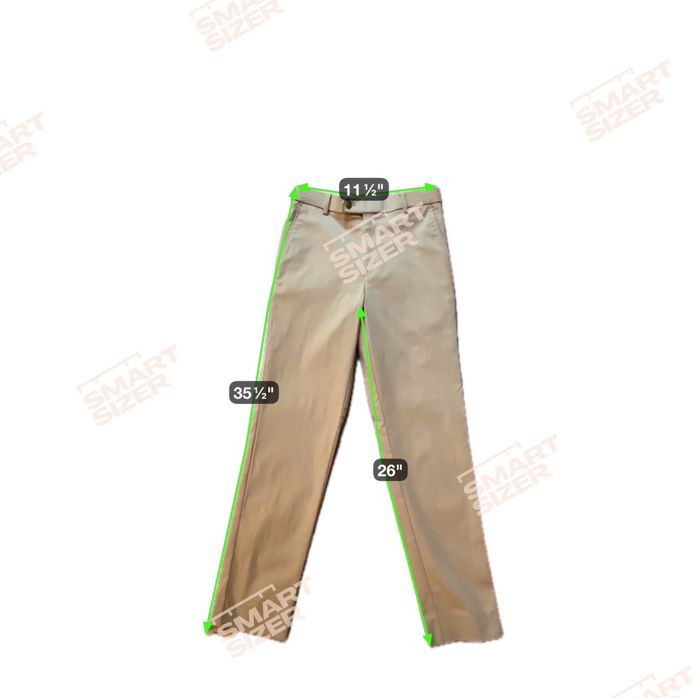 Vintage Lauren Ralph Lauren Women's Khaki Straight Leg Chino Pants Size 12R 26W - Picture 6 of 6